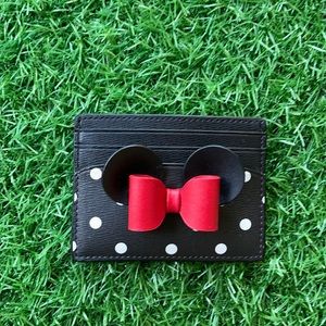 disney x kate spade new york other minnie mouse cardholder